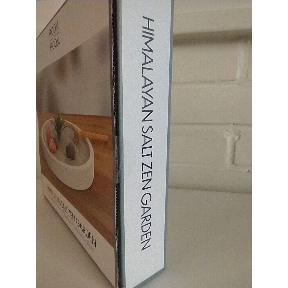 Himalayan Salt Zen Garden Kit Office Desk Gift Idea Stress Relief - Picture 2 of 7